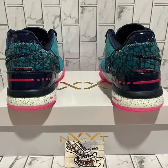 New Nike Zoom Lebron NXXT Gen AMPD South Beach Miami Teal Pink Basketball Men 11