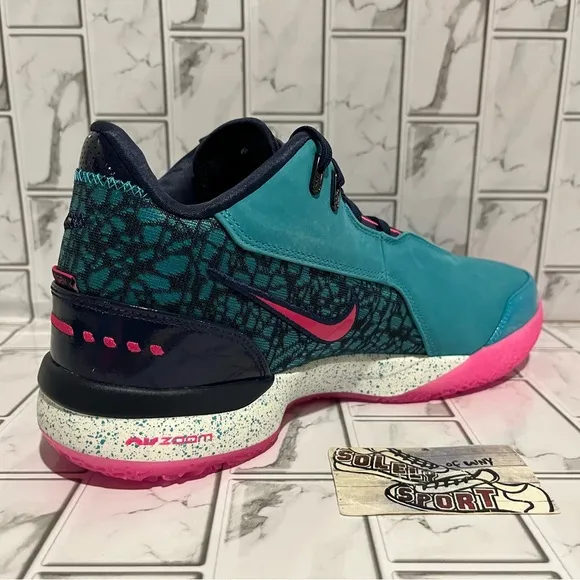 New Nike Zoom Lebron NXXT Gen AMPD South Beach Miami Teal Pink Basketball Men 11