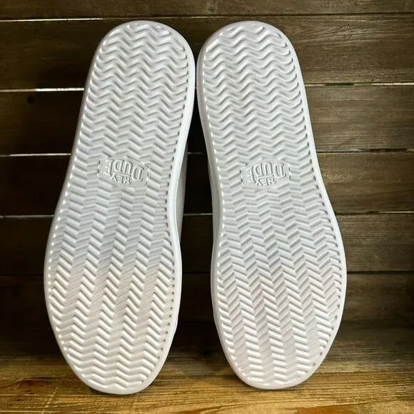 New NWT Mens Hey Dude Cody Sport Mesh White Comfort Sneakers‎ Shoes Size 13 M