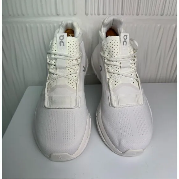 NEW On OnClouds Men’s Cloudnova 2 - Size 12 - All white