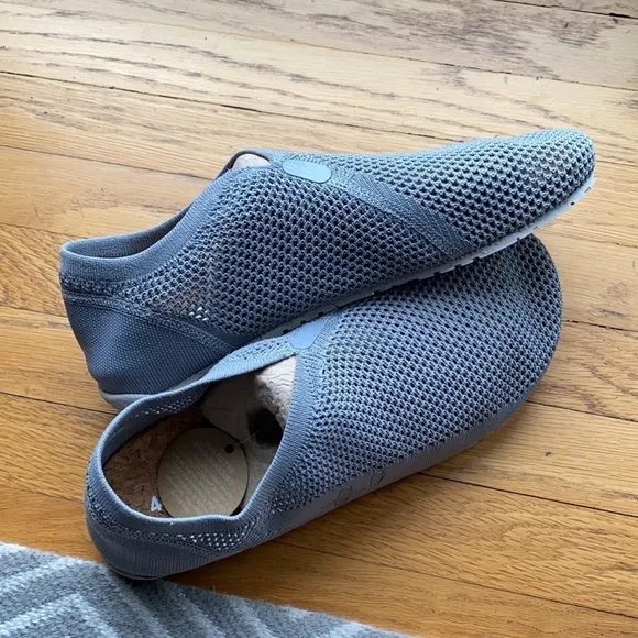 NEW! OTZ Shoes Gray Mesh Cork Insole Slip-ons Size 10.5 Men's