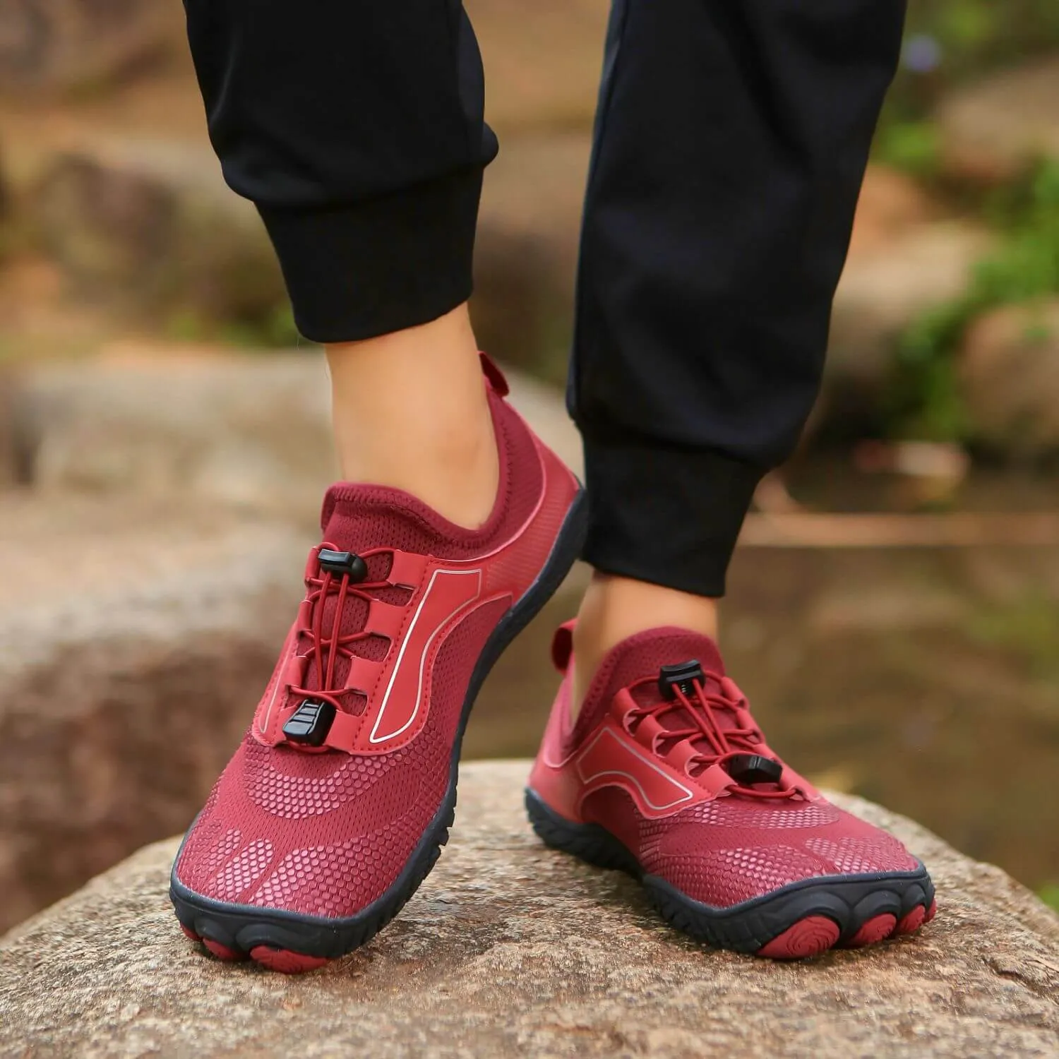 New Outdoor River Tracking Shoes For Men And Women Wading Water Shoes Beach Swimming Mountaineering Five-finger Running Fitness Shoes Barefoot Shoes (Unisex)