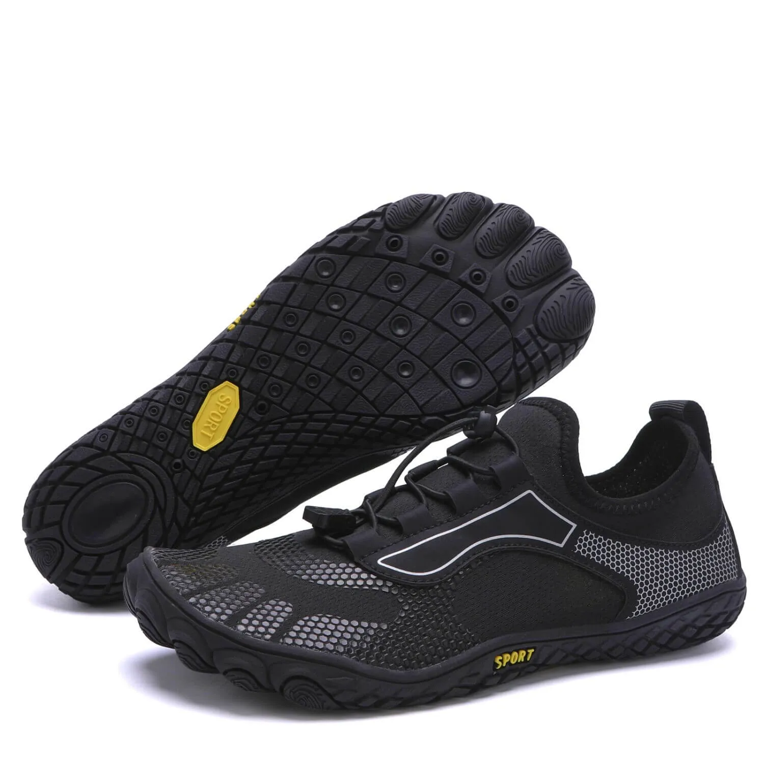 New Outdoor River Tracking Shoes For Men And Women Wading Water Shoes Beach Swimming Mountaineering Five-finger Running Fitness Shoes Barefoot Shoes (Unisex)