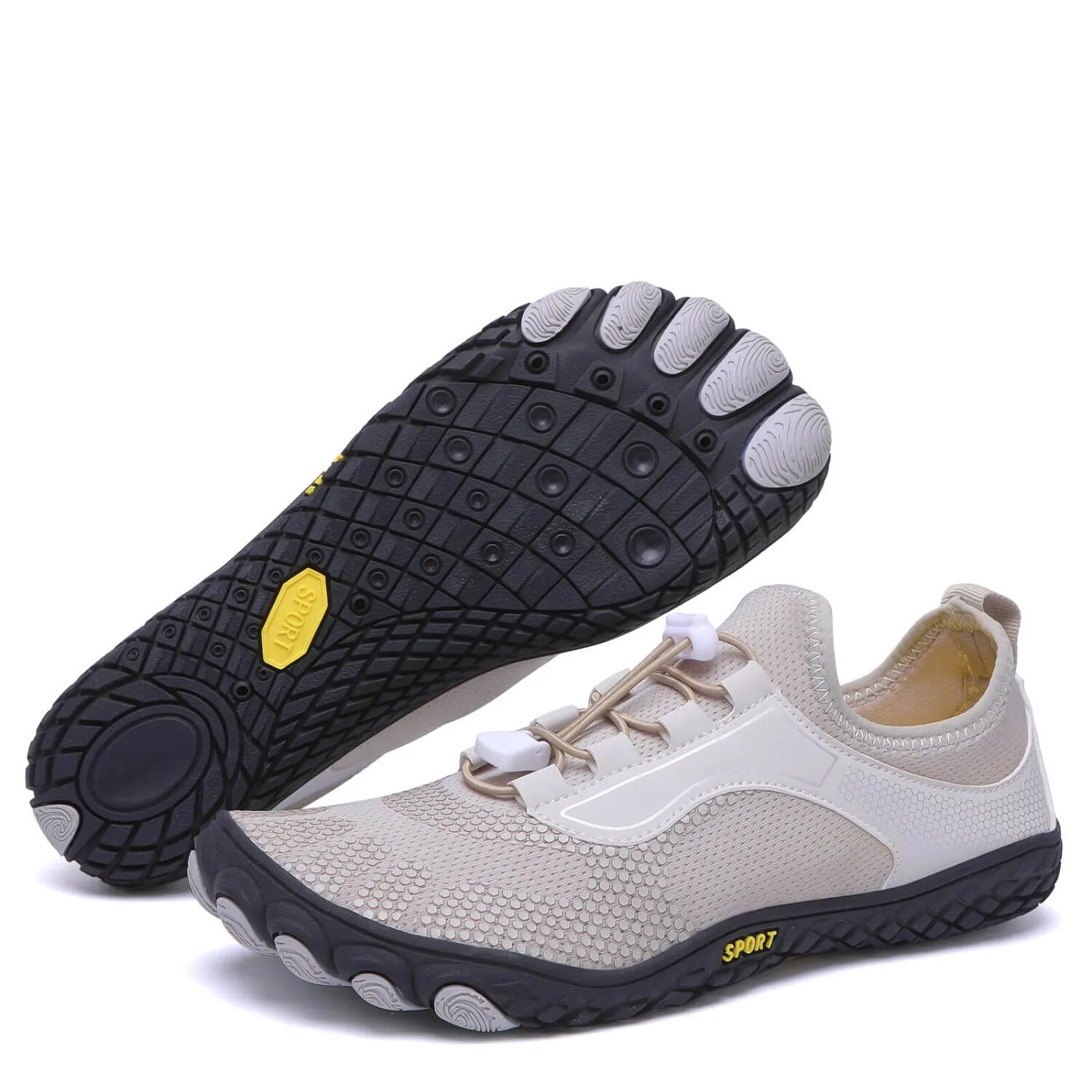 New Outdoor River Tracking Shoes For Men And Women Wading Water Shoes Beach Swimming Mountaineering Five-finger Running Fitness Shoes Barefoot Shoes (Unisex)