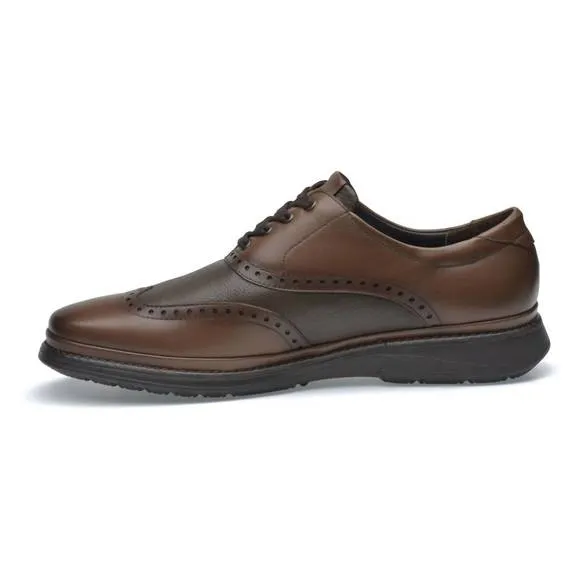 NEW PAZSTOR men's oxfords baruc james in brown