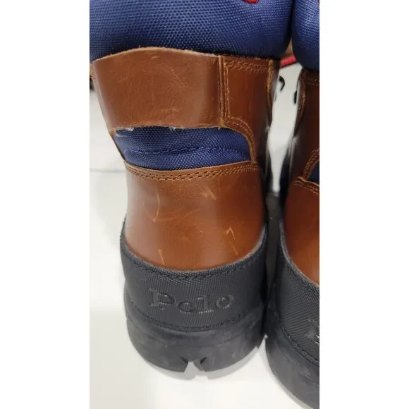 NEW Polo Ralph Lauren Boot Mens US Size 7.5D  Oslo Leather  Oxford Tactical Boot