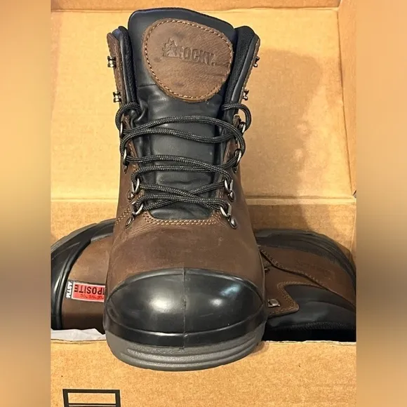 NEW- ROCKY Women’s 5 inch Hiker; Rkk0265 Industrial Boots  SIZE: 9.5 W