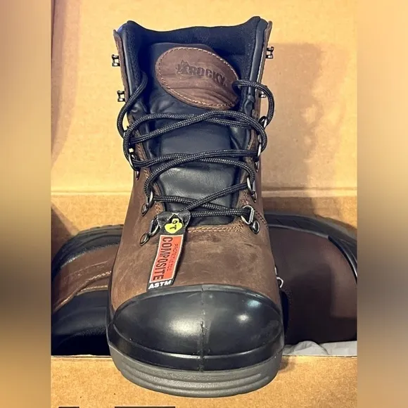 NEW- ROCKY Women’s 5 inch Hiker; Rkk0265 Industrial Boots  SIZE: 9.5 W