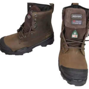 NEW ROYER Mens 8&quot; Ventura Thinsulate Work Boots Waterproof Composite Toe Cap  8