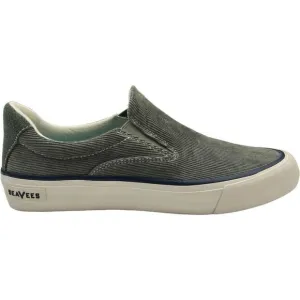 New SeaVees Men Casual Sneakers Grey Velvet Hawthorne Slip-On Cordies 8 US