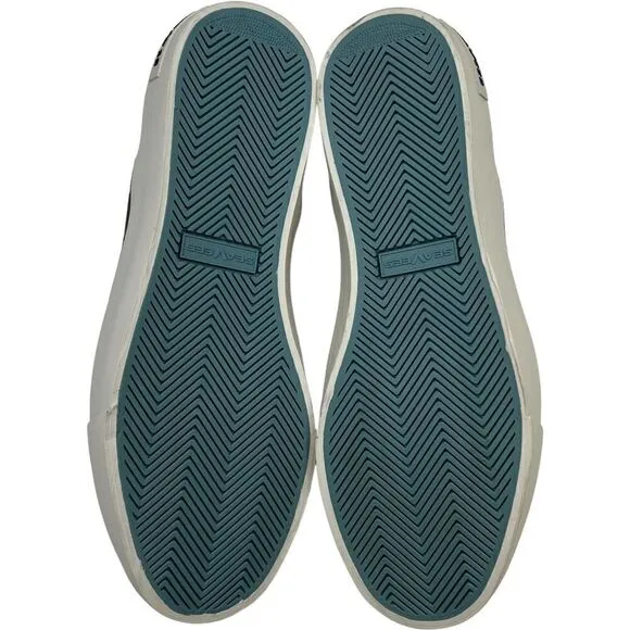 New SeaVees Men Casual Sneakers Grey Velvet Hawthorne Slip-On Cordies 8 US