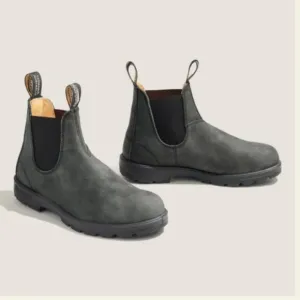 New Size 10.5 Blundstone Chelsea Boots Style #587 Rustic Black