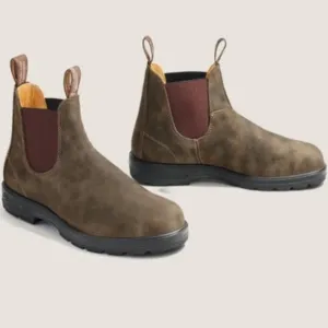 New Size 13 Blundstone Chelsea Boots Style #585 Rustic Brown