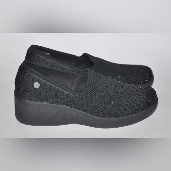 New Skechers Martha Stewart x Skechers Pier Lite Reflection Shoes Black 8.5