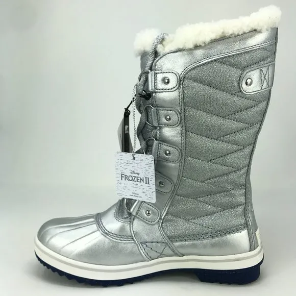 NEW Sorel Disney x Tofino II Frozen 2 Waterproof Shearling Winter Boots size 6.5