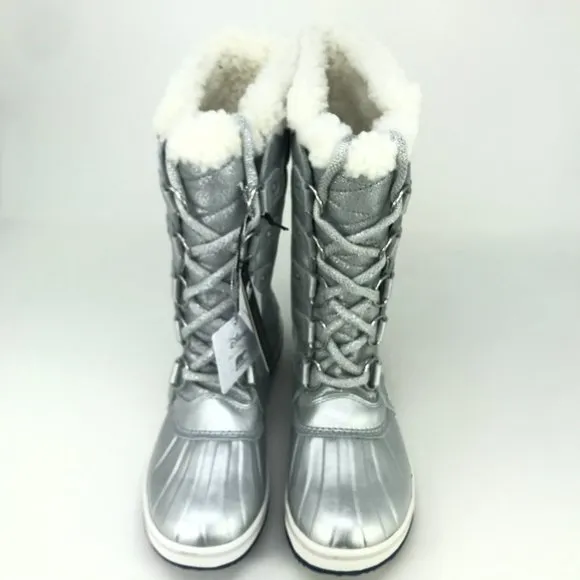 NEW Sorel Disney x Tofino II Frozen 2 Waterproof Shearling Winter Boots size 6.5