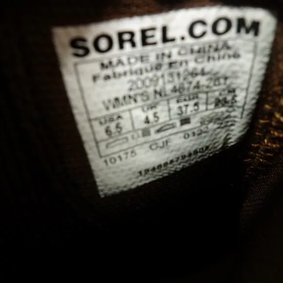 NEW Sorel Hi-Line Heel Chelsea Waterproof Boots Brown Women's Size 6.5