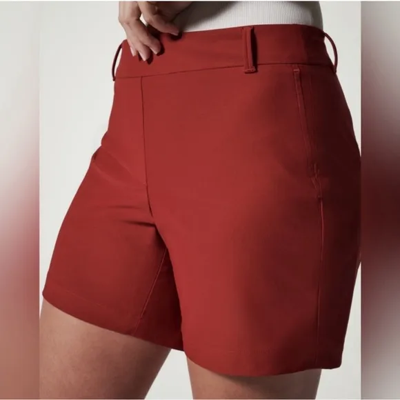 New Spanx sunshine shorts, 6” in Dark Cherry Size Large
