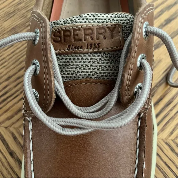 NEW! SPERRY Billfish Boat Shoes - Dark Tan