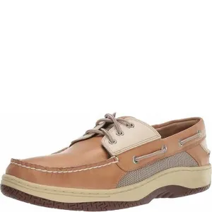 NEW SPERRY men's billfish 3-eye boat shoe in tan/beige