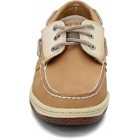 NEW SPERRY men's billfish 3-eye boat shoe in tan/beige
