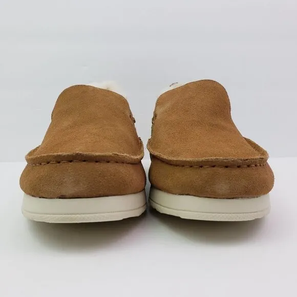 NEW Sperry Moc Sider WR Mens Size 9 Tan Suede Comfort Lined Shoes STS23726