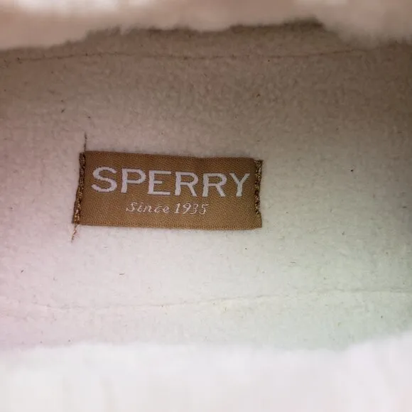 NEW Sperry Moc Sider WR Mens Size 9 Tan Suede Comfort Lined Shoes STS23726