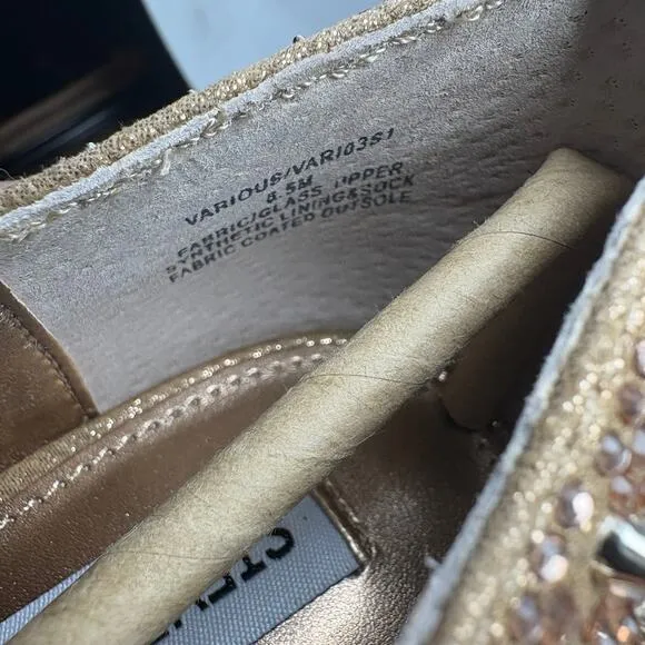 NEW! Steve Madden Stiletto Spike Heel Rose Gold Pumps Shoe 4&quot; Heels Event 8.5