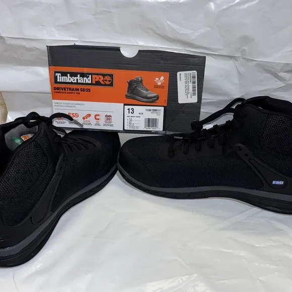 NEW Timberland PRO Mens Drivetrain Mid composite Safety Toe Size 13