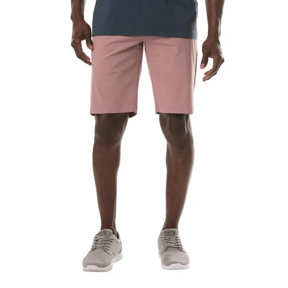 NEW TRAVISMATHEW men's on a boat short in heather ruby wine