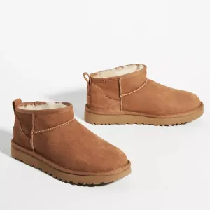 New Ugg Classic Ultra Mini Boots Chestnut