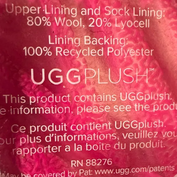 New UGG Maxi Wavelength Bailey Bow Suede Puffer Boots Youth Size 6, Rock Rose