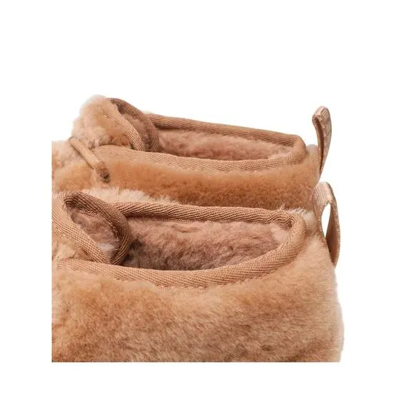 NEW UGG Neumel Cozy Fur Women's Shoes Chukka Boots Chestnut Size 9 - 1123665