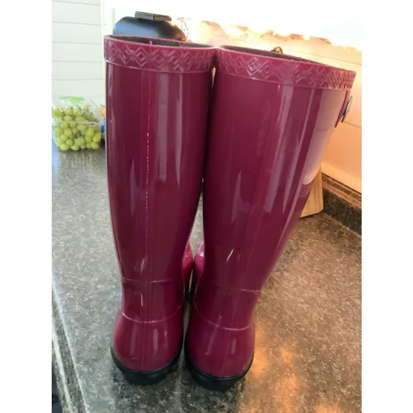 New Ugg Shaye Purple Rainboots