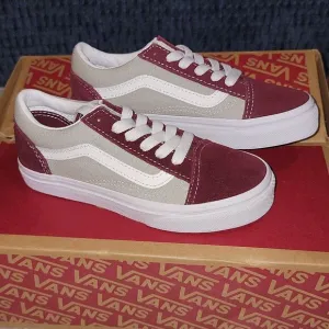 New Vans UY Old Skool Classic Sport Shoes Port Royale / Mineral Gray Size 13