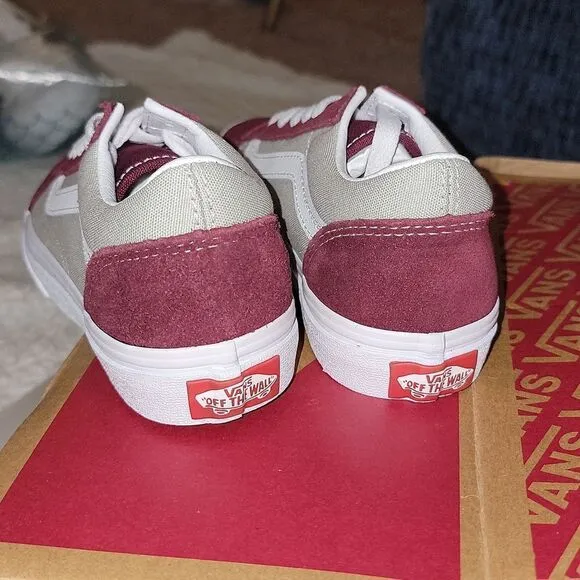 New Vans UY Old Skool Classic Sport Shoes Port Royale / Mineral Gray Size 13