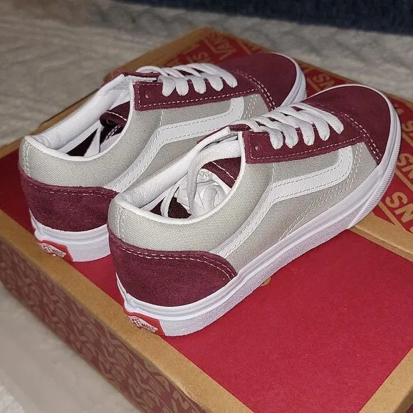 New Vans UY Old Skool Classic Sport Shoes Port Royale / Mineral Gray Size 13