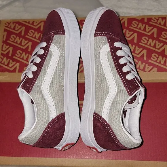 New Vans UY Old Skool Classic Sport Shoes Port Royale / Mineral Gray Size 13