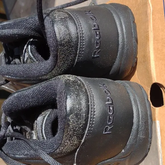New Vintage Black Walking Mens Shoes 9 1/2