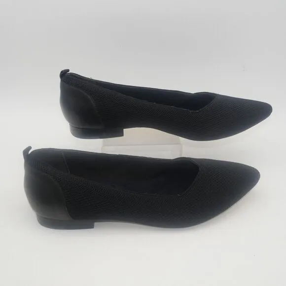 NEW Walking Cradles Hester Pumps Heels Black Knit Leather Shoes Women's 10W