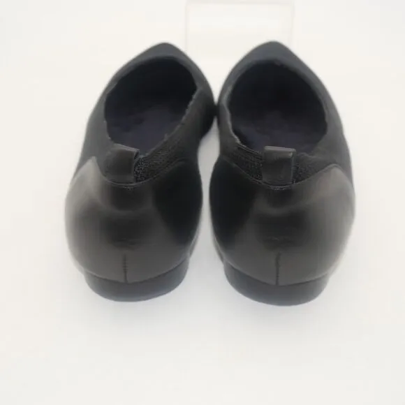 NEW Walking Cradles Hester Pumps Heels Black Knit Leather Shoes Women's 10W