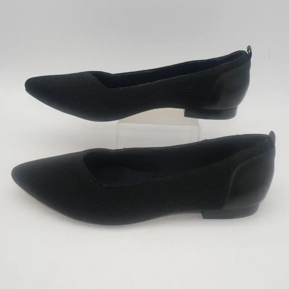 NEW Walking Cradles Hester Pumps Heels Black Knit Leather Shoes Women's 10W