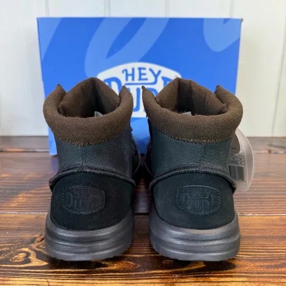 New With Tags – Hey Dude Bradley Boots (Black Leather)