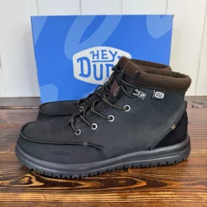 New With Tags – Hey Dude Bradley Boots (Black Leather)
