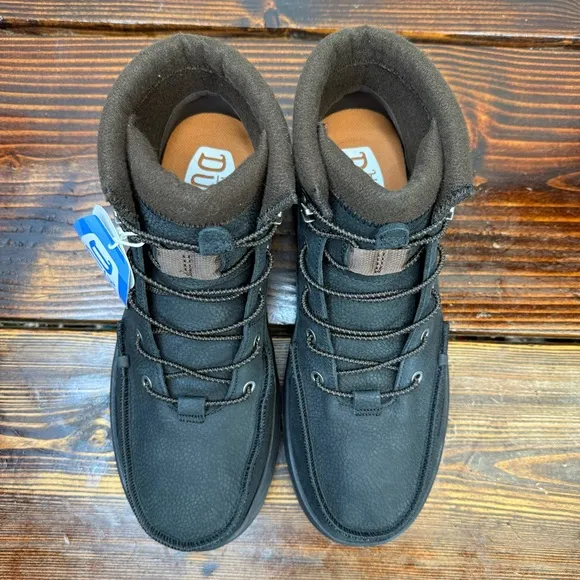 New With Tags – Hey Dude Bradley Boots (Black Leather)