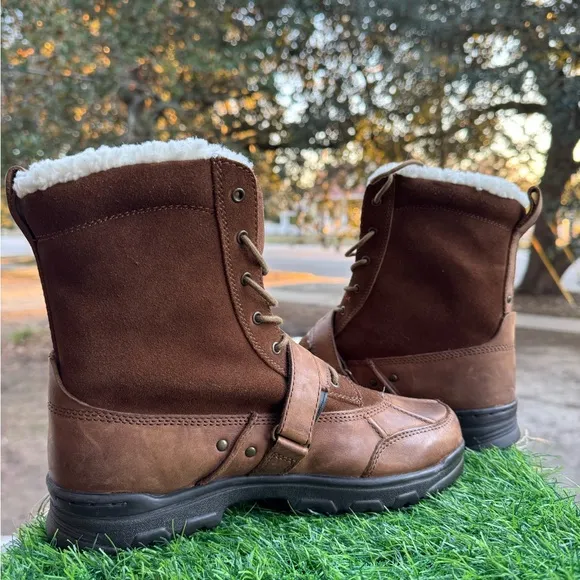 New without box The Polo Ralph Lauren Tavin Shearling Boot in size 7