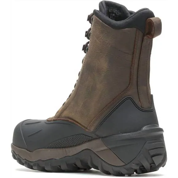 NEW WOLVERINE men's frost tall waterproof snow boots in brown
