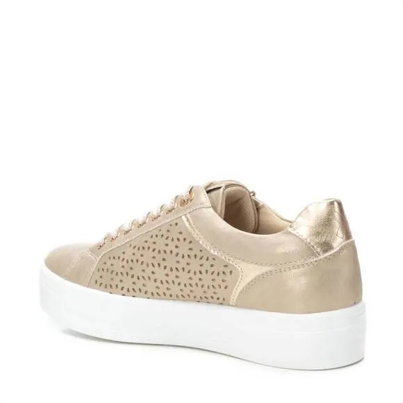 NEW XTI women's trainer sneakers in gold