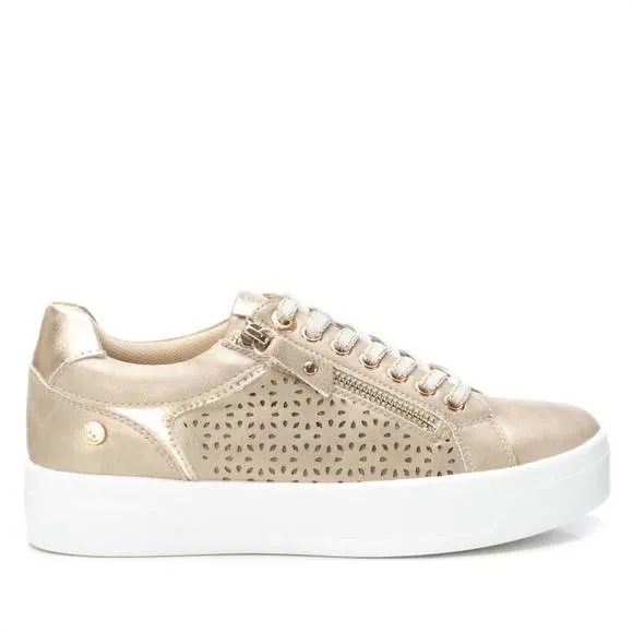 NEW XTI women's trainer sneakers in gold