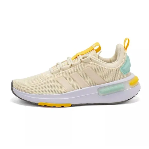 New Yellow‎ Maize Blue Adidas Lightweight Running Walking Shoes Sneakers Women's